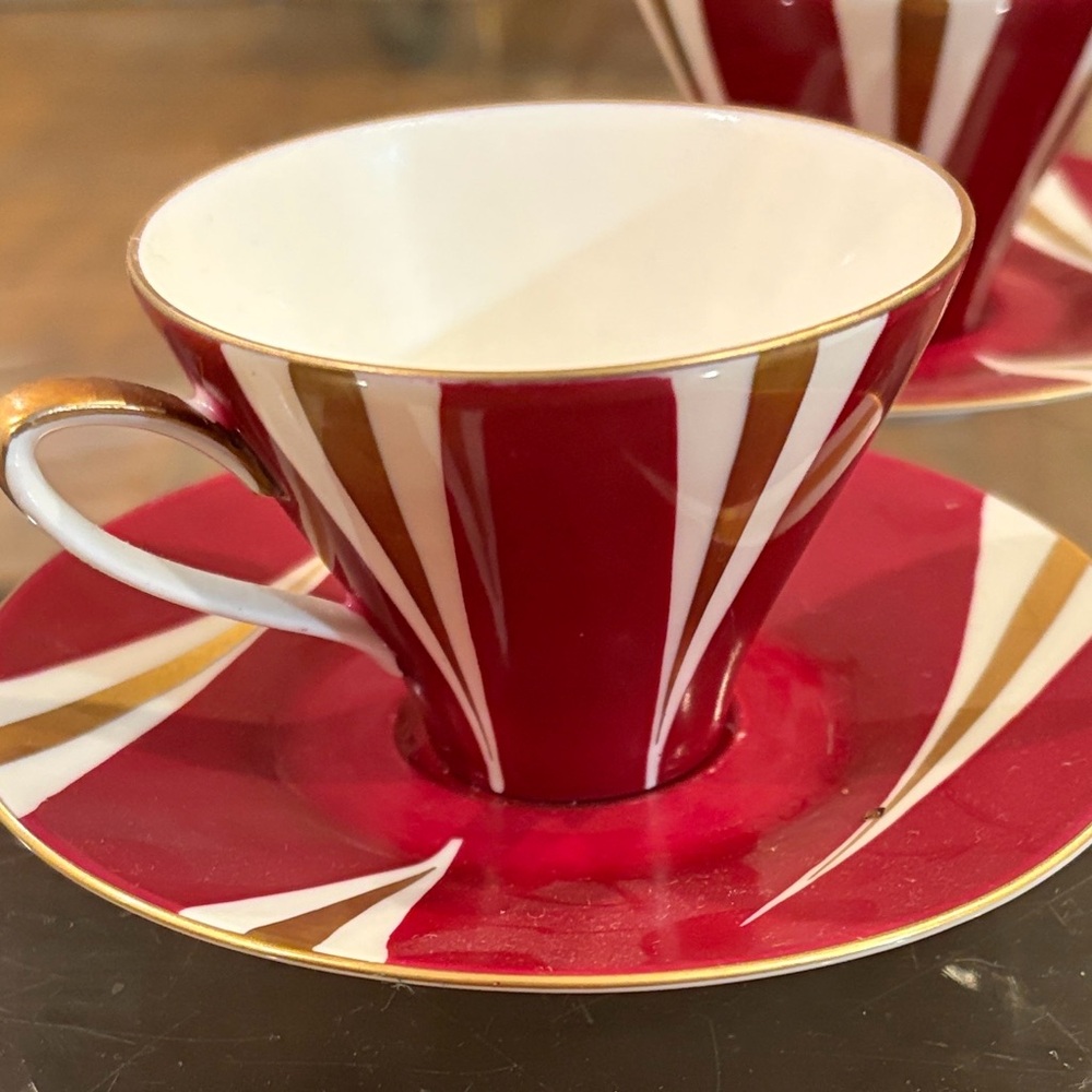 johann seltmann vohenstrauß antique 2871 42 tea set  art deco